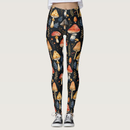 Bospaddenstoel en varen leggings