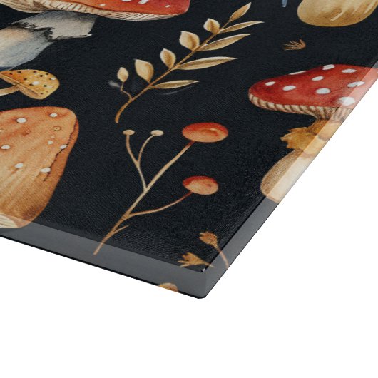 Bospaddenstoel en varen snijplank (Hoek)