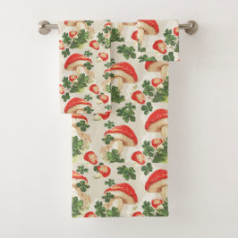 bospaddenstoel Lucky Clover Pattern Bad Handdoek