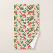  bospaddenstoel Lucky Clover Pattern Bad Handdoek (Handdoek)