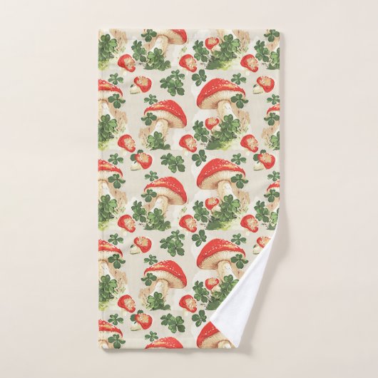 bospaddenstoel Lucky Clover Pattern Bad Handdoek (Handdoek)