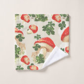  bospaddenstoel Lucky Clover Pattern Bad Handdoek (Wasdoekje)