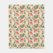  bospaddenstoel Lucky Clover Pattern Fleece Deken (Voorkant)