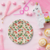  bospaddenstoel Lucky Clover Pattern Papieren Bordje (Feest)