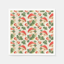 bospaddenstoel Lucky Clover Pattern Servet