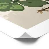  bospaddenstoel Lucky Clover Poster (Hoek)