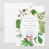 Bospaddenstoel | Woodland Wedding Kaart (Voorkant / Achterkant)