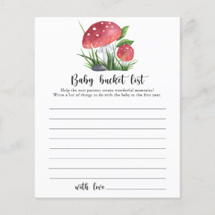 Bospaddenstoelen Baby bucket list