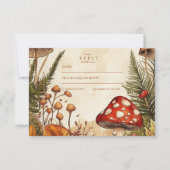 Bospaddenstoelen bruiloft RSVP Kaartje (Voorkant)