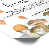 Bospaddenstoelen - fopspeenjacht baby shower spel poster (Hoek)