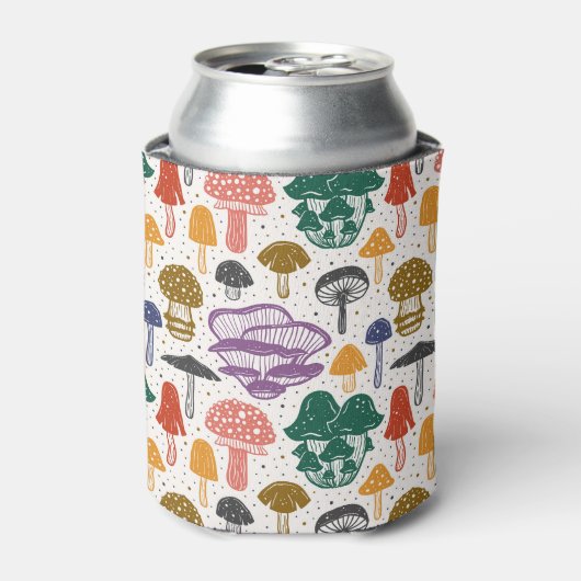 Bospaddenstoelen Ink  Textuur Blikjeskoeler (Blikje Voorkant)