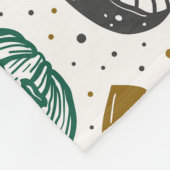 Bospaddenstoelen Ink  Textuur Fleece Deken (Hoek)