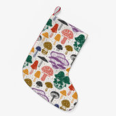 Bospaddenstoelen Ink  Textuur Kleine Kerstsok (Voorkant (Hangend))