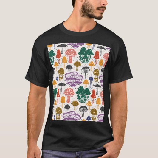 Bospaddenstoelen Ink Textuur T-shirt (Voorkant)
