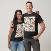 Bospaddenstoelen Ink Textuur T-shirt (Unisex)