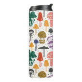 Bospaddenstoelen Ink  Textuur Thermosbeker (Gedraaid links)
