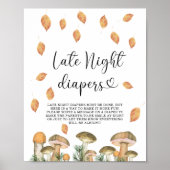 Bospaddenstoelen - Late night luiers spel Poster (Voorkant)