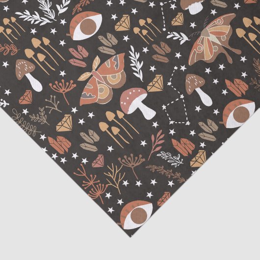 bospaddenstoelenpapier tissuepapier (Detail)