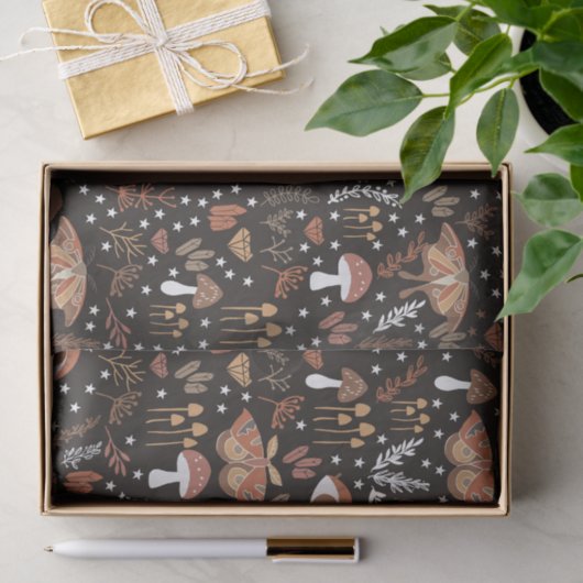 bospaddenstoelenpapier tissuepapier (Geschenk)