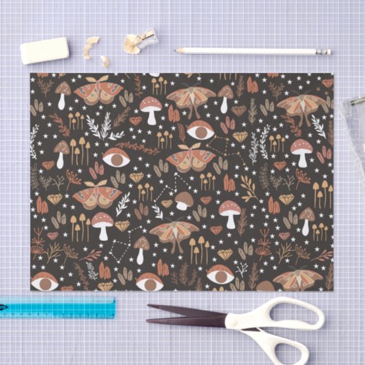 bospaddenstoelenpapier tissuepapier (Craft)