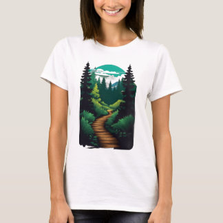 Bospaden - Serene Natuur T-shirt
