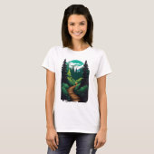 Bospaden - Serene Natuur T-shirt (Voorkant volledig)