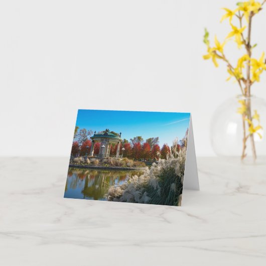 Bospark Bandstand Kaart (Gele Bloem)