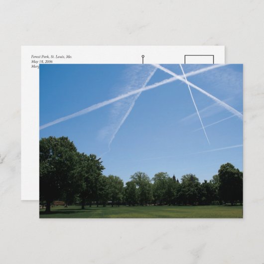 Bospark Briefkaart (Voorkant / Achterkant)