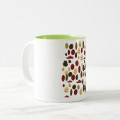 bospatroon tweekleurige koffiemok (Voorkant links)
