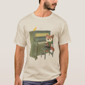 Bospianoconcert: Iron T. Fox & Konijnen Kunst T-shirt (Voorkant)