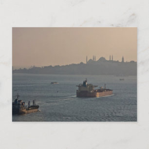 Bosporus in zonsondergang briefkaart