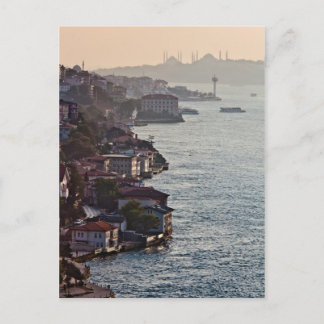 Bosporus in zonsondergang briefkaart