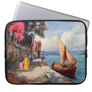 Bosporus Strait Istanbul Sail-Uitzicht in de Oostz Laptop Sleeve