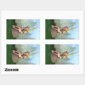 Bosprinses, Fee Vlinder Rechthoekige Sticker (Vel)