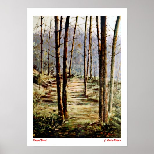 Bosque/bos Poster (Voorkant)
