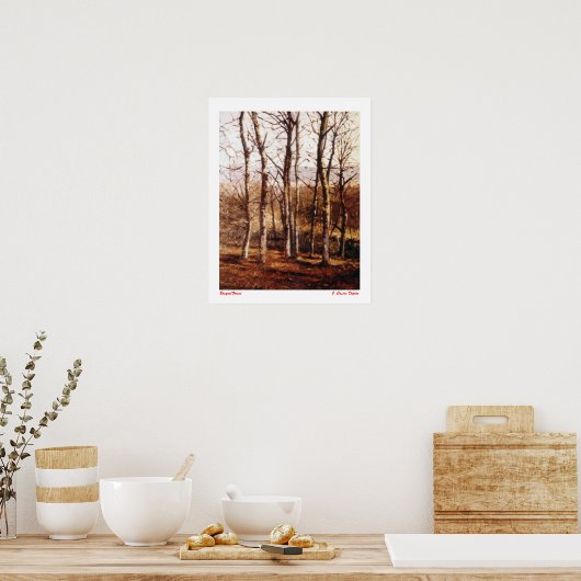 Bosque/bos Poster (Keuken)