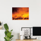 Bosque del Apache National Wildlife Refuge, NM Poster (Thuiskantoor)