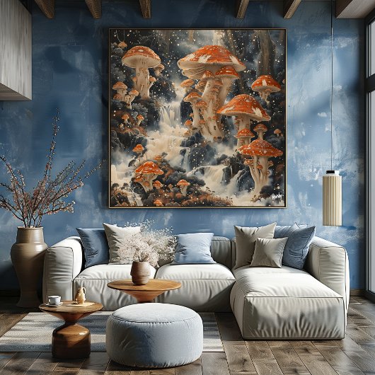 Bosque Mágico: Impresionista y Surrealista Perfect Poster