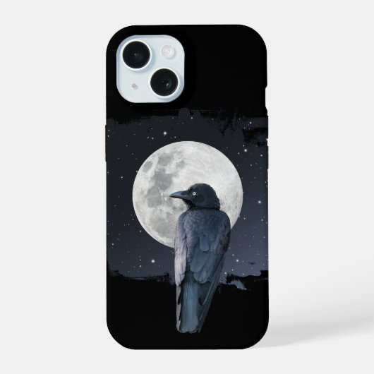 Bosraaf Koude Maan iPhone 15 Case (Achterkant)