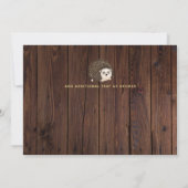 Bosrand Egel HARTELIJK DANK U Volk Bloemen Bedankkaart (Achterkant)