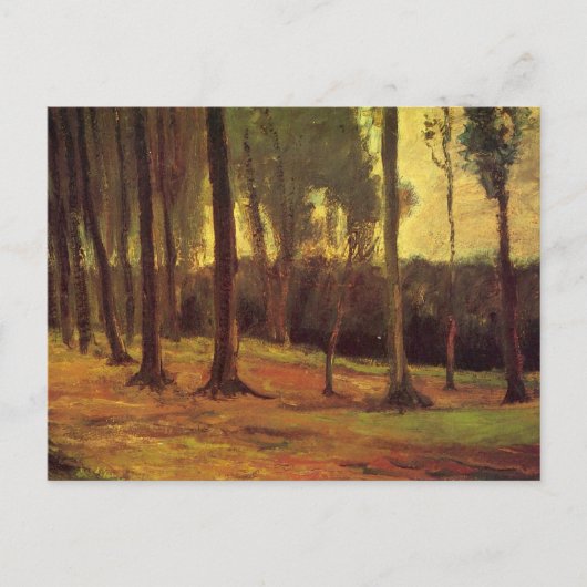 Bosrand van Vincent van Gogh Briefkaart (Voorkant)
