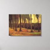 Bosrand van Vincent van Gogh Canvas Afdruk (Voorkant)