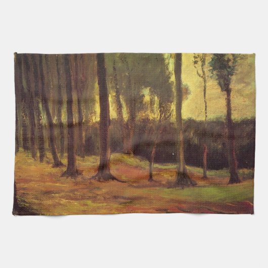 Bosrand van Vincent van Gogh Theedoek (Horizontaal)