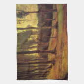 Bosrand van Vincent van Gogh Theedoek (Verticaal)