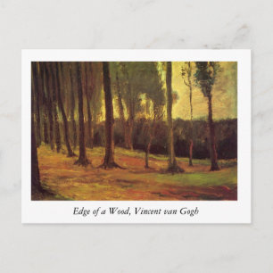 Bosrand, Vincent van Gogh. Briefkaart