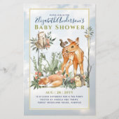 Bosrijk groen Dieren Baby Shower (Voorkant)