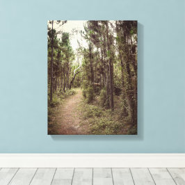 "Bosrijk Pad" Muurkunst Canvas Afdruk