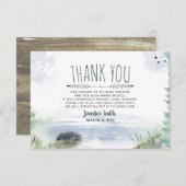 Bosrijke bergmeer avontuur kleine bedankt (Voorkant / Achterkant)