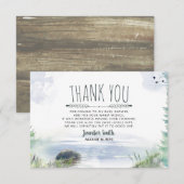 Bosrijke bergmeren avontuur kleine bedankt (Voorkant / Achterkant)