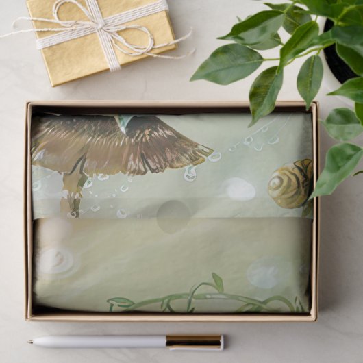  bosrijke fee in de tuin tissuepapier (Geschenk)